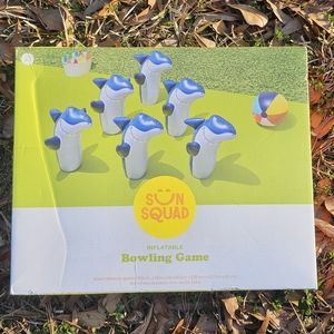 Sun Squad Inflatable Shark Bowling Yard Game